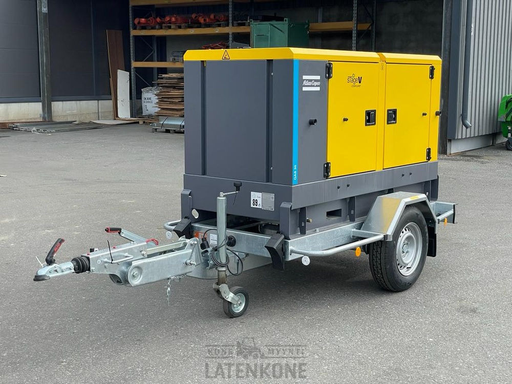 Atlas Copco QAS 30 50 Hz Generaattori StageV vetovarustuksella - Elektrický generátor: obrázok 5 Atlas Copco QAS 30 50 Hz Generaattori StageV vetovarustuksella - Elektrický generátor: obrázok 5