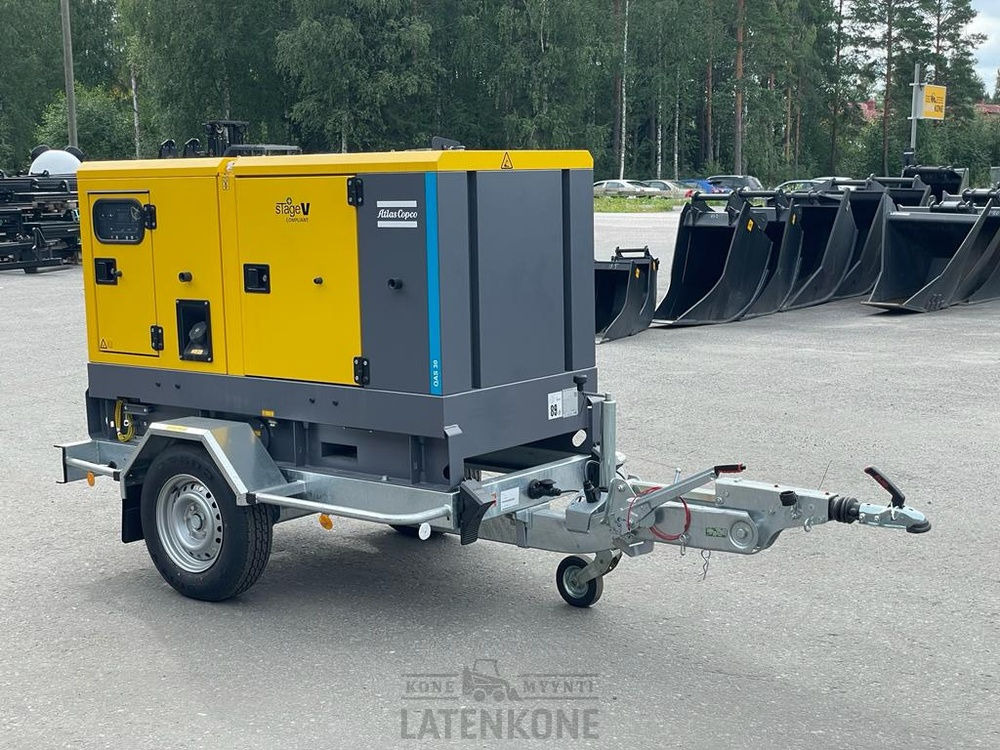 Atlas Copco QAS 30 50 Hz Generaattori StageV vetovarustuksella - Elektrický generátor: obrázok 3 Atlas Copco QAS 30 50 Hz Generaattori StageV vetovarustuksella - Elektrický generátor: obrázok 3