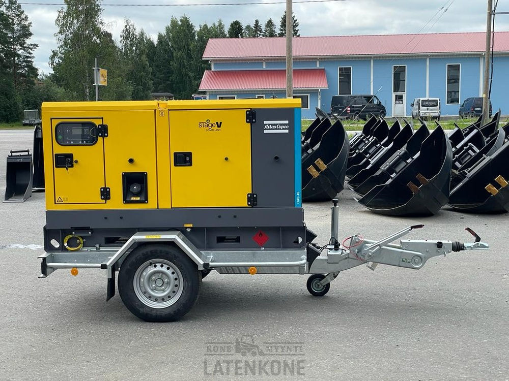 Atlas Copco QAS 45 50 Hz Generaattori StageV vetovarustuksella - Elektrický generátor: obrázok 2 Atlas Copco QAS 45 50 Hz Generaattori StageV vetovarustuksella - Elektrický generátor: obrázok 2