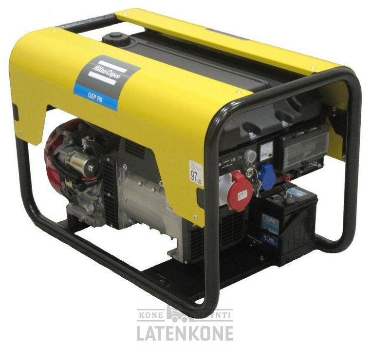 Atlas Copco QEP R8 Bensa Generaattori. - Elektrický generátor: obrázok 1 Atlas Copco QEP R8 Bensa Generaattori. - Elektrický generátor: obrázok 1