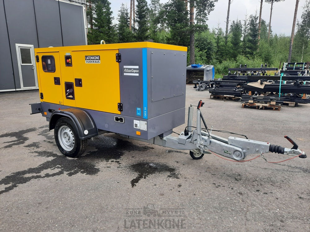Atlas Copco QES 30 50 Hz Generaattori vetovarustuksella ID 4349 - Elektrický generátor: obrázok 2 Atlas Copco QES 30 50 Hz Generaattori vetovarustuksella ID 4349 - Elektrický generátor: obrázok 2