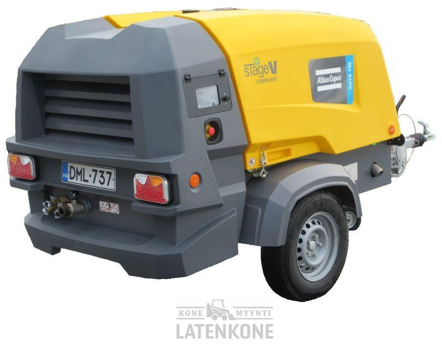 Atlas Copco XATS 138 StV Vaunukompressori UUSI - Vzduchový kompresor: obrázok 4 Atlas Copco XATS 138 StV Vaunukompressori UUSI - Vzduchový kompresor: obrázok 4