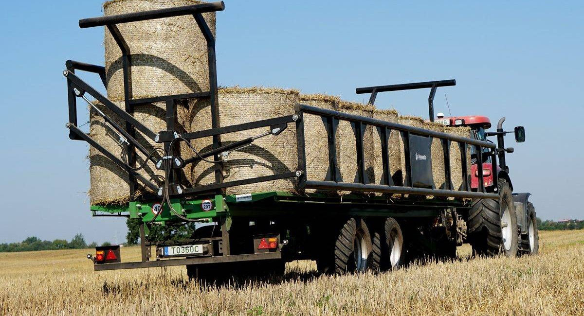 Dinapolis bale trailer 20t, RPP-9000 - Poľnohospodársky príves plato: obrázok 1 Dinapolis bale trailer 20t, RPP-9000 - Poľnohospodársky príves plato: obrázok 1