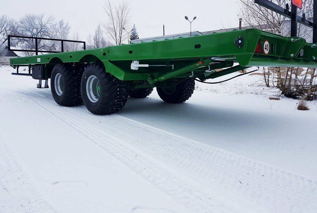 Dinapolis hydraulic bale trailer 14t, RPT-8000 - Poľnohospodársky príves plato: obrázok 2 Dinapolis hydraulic bale trailer 14t, RPT-8000 - Poľnohospodársky príves plato: obrázok 2