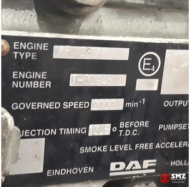 DAF Occ motor DAF XF EURO 2 - Motor pre Nákladné auto: obrázok 5 DAF Occ motor DAF XF EURO 2 - Motor pre Nákladné auto: obrázok 5