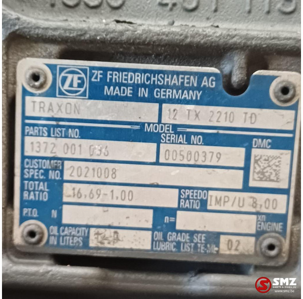 DAF Occ versnellingsbak 12TX2210TD DAF - Prevodovka pre Nákladné auto: obrázok 5 DAF Occ versnellingsbak 12TX2210TD DAF - Prevodovka pre Nákladné auto: obrázok 5