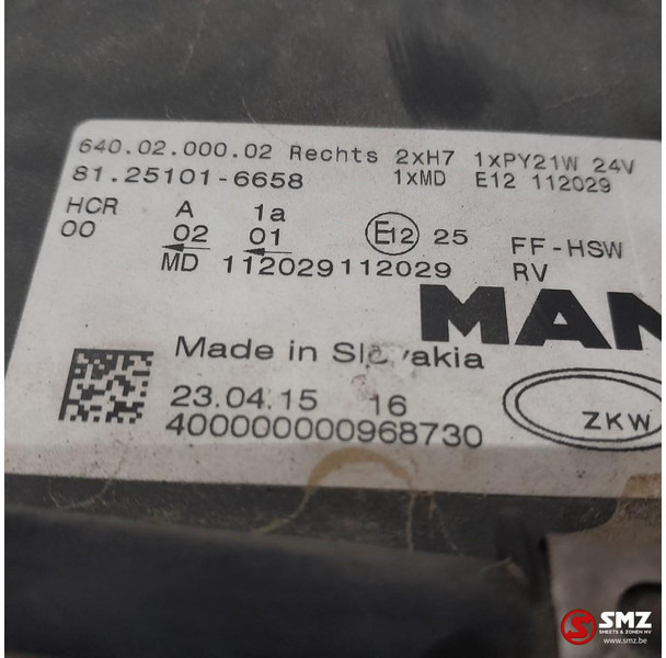 MAN Occ koplamp rechts MAN - Svetlomety pre Nákladné auto: obrázok 3 MAN Occ koplamp rechts MAN - Svetlomety pre Nákladné auto: obrázok 3