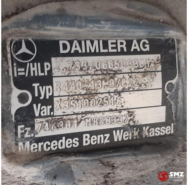 Mercedes-Benz Occ differentiëel R440-13A22.5 i=2,733 Mercedes - Diferenciál pre Nákladné auto: obrázok 4 Mercedes-Benz Occ differentiëel R440-13A22.5 i=2,733 Mercedes - Diferenciál pre Nákladné auto: obrázok 4