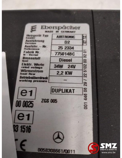 Mercedes-Benz Occ standverwarming Airtronic D2 - Kúrenie/ Vetranie pre Nákladné auto: obrázok 3 Mercedes-Benz Occ standverwarming Airtronic D2 - Kúrenie/ Vetranie pre Nákladné auto: obrázok 3
