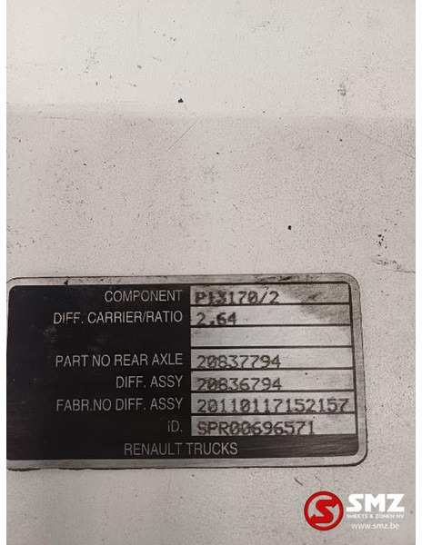 Renault Occ differentiëel i=2,64 Renault - Diferenciál pre Nákladné auto: obrázok 5 Renault Occ differentiëel i=2,64 Renault - Diferenciál pre Nákladné auto: obrázok 5