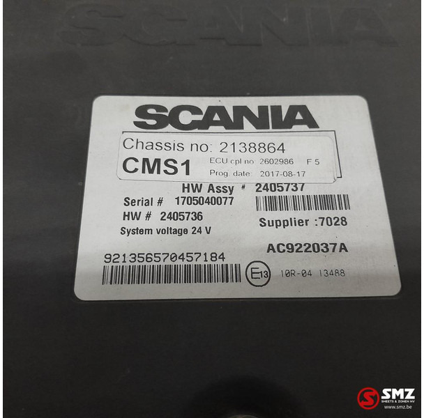 Scania Occ ECU CMS1 regeleenheid Scania - Riadiaca jednotka pre Nákladné auto: obrázok 5 Scania Occ ECU CMS1 regeleenheid Scania - Riadiaca jednotka pre Nákladné auto: obrázok 5