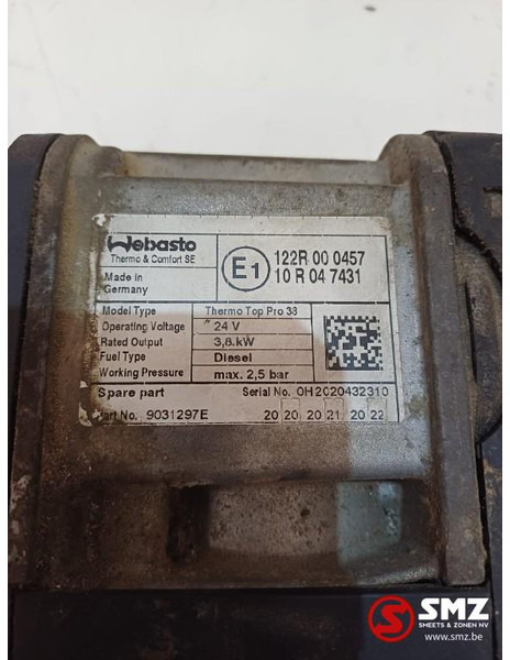 Scania Occ standverwarming Thermo Top Pro 33 Scania - Kúrenie/ Vetranie pre Nákladné auto: obrázok 5 Scania Occ standverwarming Thermo Top Pro 33 Scania - Kúrenie/ Vetranie pre Nákladné auto: obrázok 5