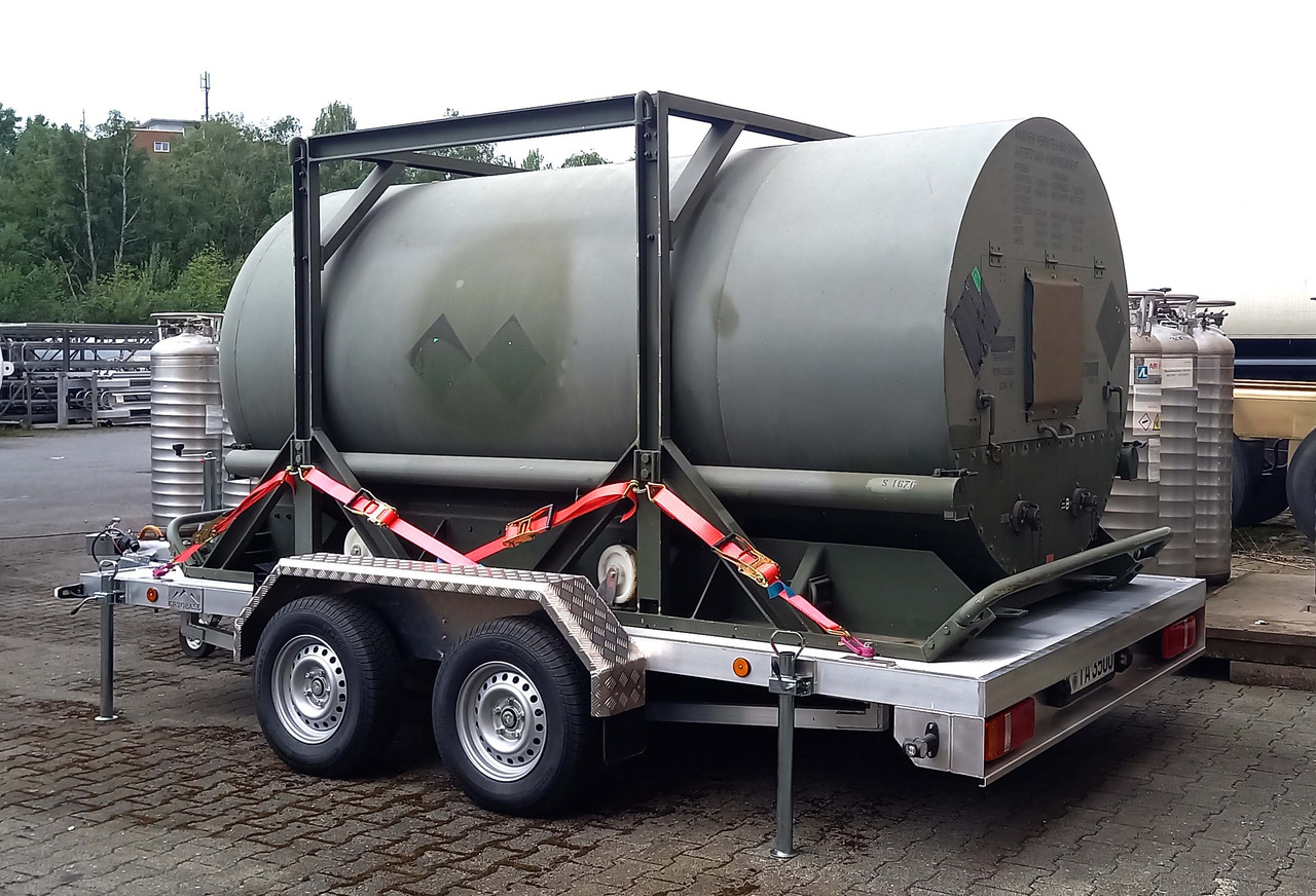 CRYOBASE Gas tank cryogenic trailer used for nitrogen, oxygen, argon - Cisternový príves: obrázok 3 CRYOBASE Gas tank cryogenic trailer used for nitrogen, oxygen, argon - Cisternový príves: obrázok 3