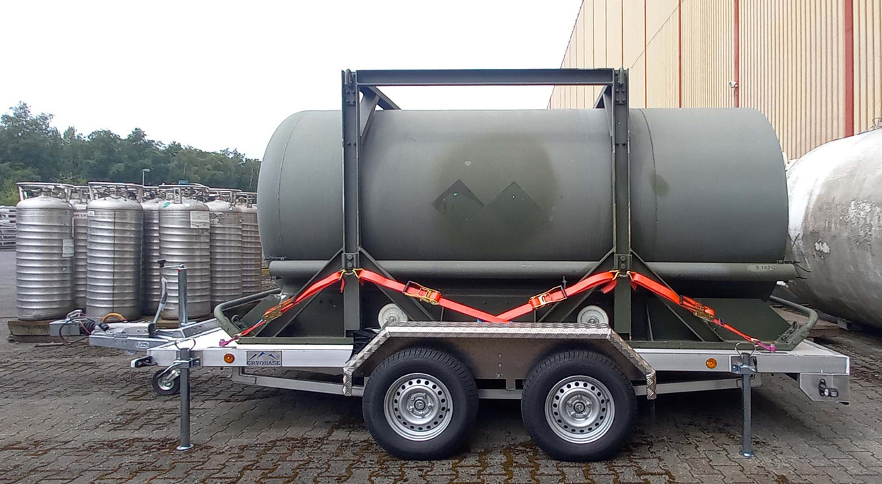CRYOBASE Gas tank cryogenic trailer used for nitrogen, oxygen, argon - Cisternový príves: obrázok 2 CRYOBASE Gas tank cryogenic trailer used for nitrogen, oxygen, argon - Cisternový príves: obrázok 2
