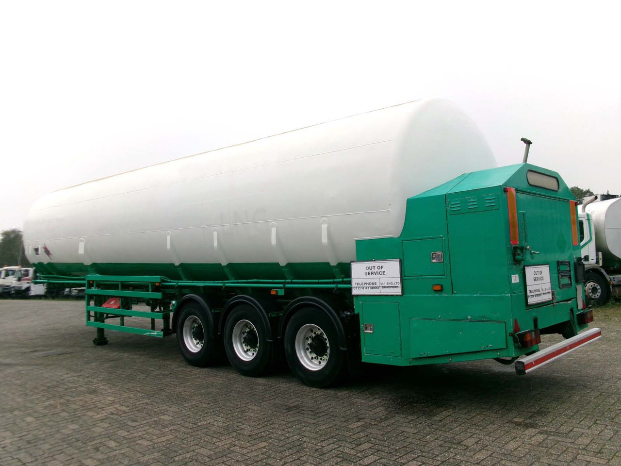 M1 Engineering Gas tank semi-trailer cryogenic used for LNG Methan Methane - Cisternový náves: obrázok 4 M1 Engineering Gas tank semi-trailer cryogenic used for LNG Methan Methane - Cisternový náves: obrázok 4