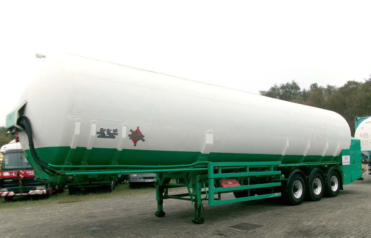 M1 Engineering Gas tank semi-trailer cryogenic used for LNG Methan Methane - Cisternový náves: obrázok 2 M1 Engineering Gas tank semi-trailer cryogenic used for LNG Methan Methane - Cisternový náves: obrázok 2