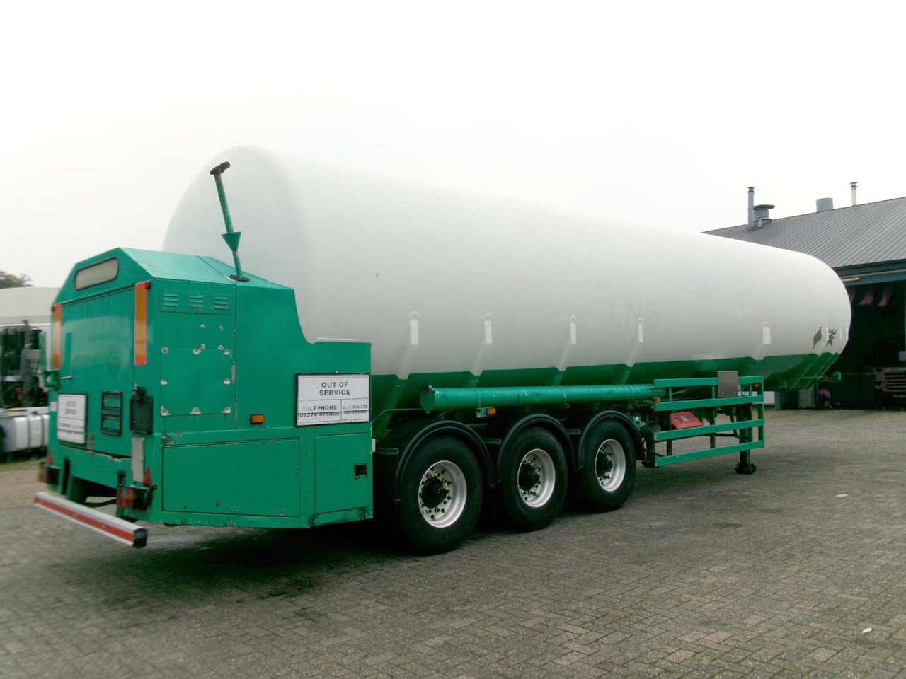 M1 Engineering Gas tank semi-trailer cryogenic used for LNG Methan Methane - Cisternový náves: obrázok 3 M1 Engineering Gas tank semi-trailer cryogenic used for LNG Methan Methane - Cisternový náves: obrázok 3