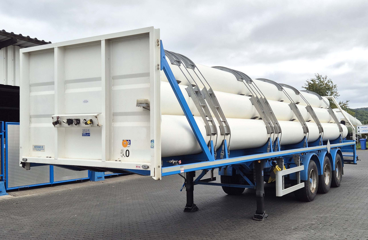 MAFA Gas tank tube semi-trailer used for compressed helium, hydrogen, Wasserstoff,  methane, CNG - Cisternový náves: obrázok 2 MAFA Gas tank tube semi-trailer used for compressed helium, hydrogen, Wasserstoff,  methane, CNG - Cisternový náves: obrázok 2