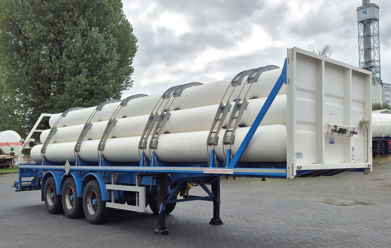 MAFA Gas tank tube semi-trailer used for compressed helium, hydrogen, Wasserstoff,  methane, CNG - Cisternový náves: obrázok 1 MAFA Gas tank tube semi-trailer used for compressed helium, hydrogen, Wasserstoff,  methane, CNG - Cisternový náves: obrázok 1