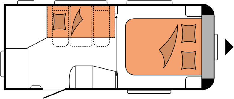 DE LUXE 460 SFf - Obytný príves: obrázok 2 DE LUXE 460 SFf - Obytný príves: obrázok 2