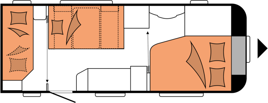 DE LUXE 540 KMFe - Obytný príves: obrázok 2 DE LUXE 540 KMFe - Obytný príves: obrázok 2