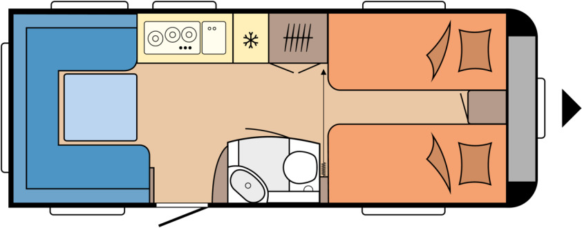 DE LUXE 540 UL - Obytný príves: obrázok 1 DE LUXE 540 UL - Obytný príves: obrázok 1