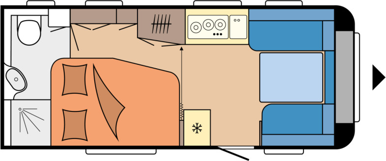EXCELLENT 495 WFB - Obytný príves: obrázok 1 EXCELLENT 495 WFB - Obytný príves: obrázok 1