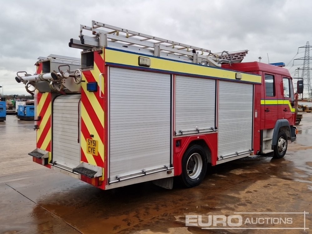 2001 MAN 4x2 Fire Engine, Manual Gearbox (Reg. Docs. Available) - Hasičské vozidlo: obrázok 5 2001 MAN 4x2 Fire Engine, Manual Gearbox (Reg. Docs. Available) - Hasičské vozidlo: obrázok 5
