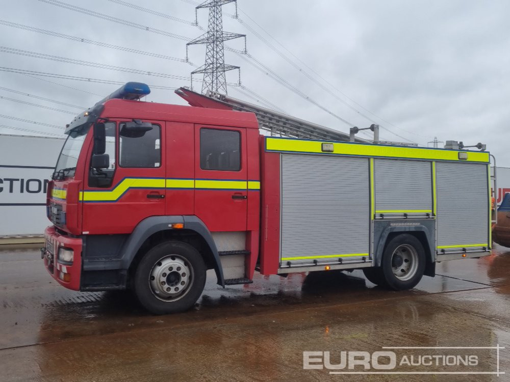2002 MAN 4x2 Fire Engine, Automatic Gearbox (Reg. Docs. Available) - Hasičské vozidlo: obrázok 1 2002 MAN 4x2 Fire Engine, Automatic Gearbox (Reg. Docs. Available) - Hasičské vozidlo: obrázok 1