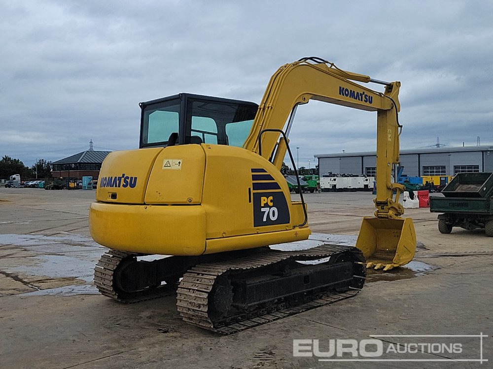 2011 Komatsu PC70-8 - Mini rýpadlo: obrázok 5 2011 Komatsu PC70-8 - Mini rýpadlo: obrázok 5