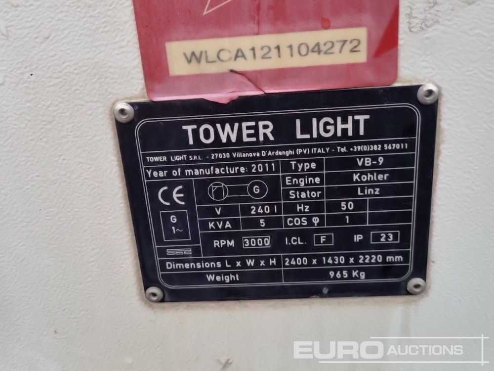 Osvetľovacia veža 2011 Towerlight VB-9: obrázok 38