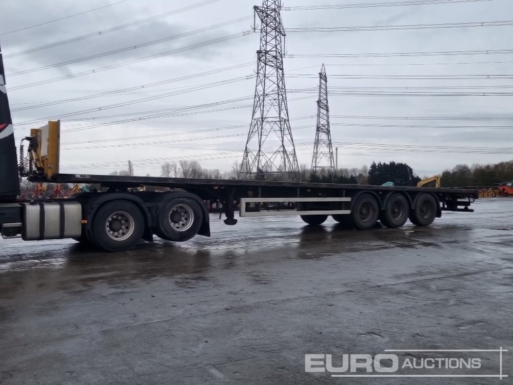 2012 Don-Bur Tri Axle Flat Bed Trailer - Plošinový/ Valníkový náves: obrázok 1 2012 Don-Bur Tri Axle Flat Bed Trailer - Plošinový/ Valníkový náves: obrázok 1