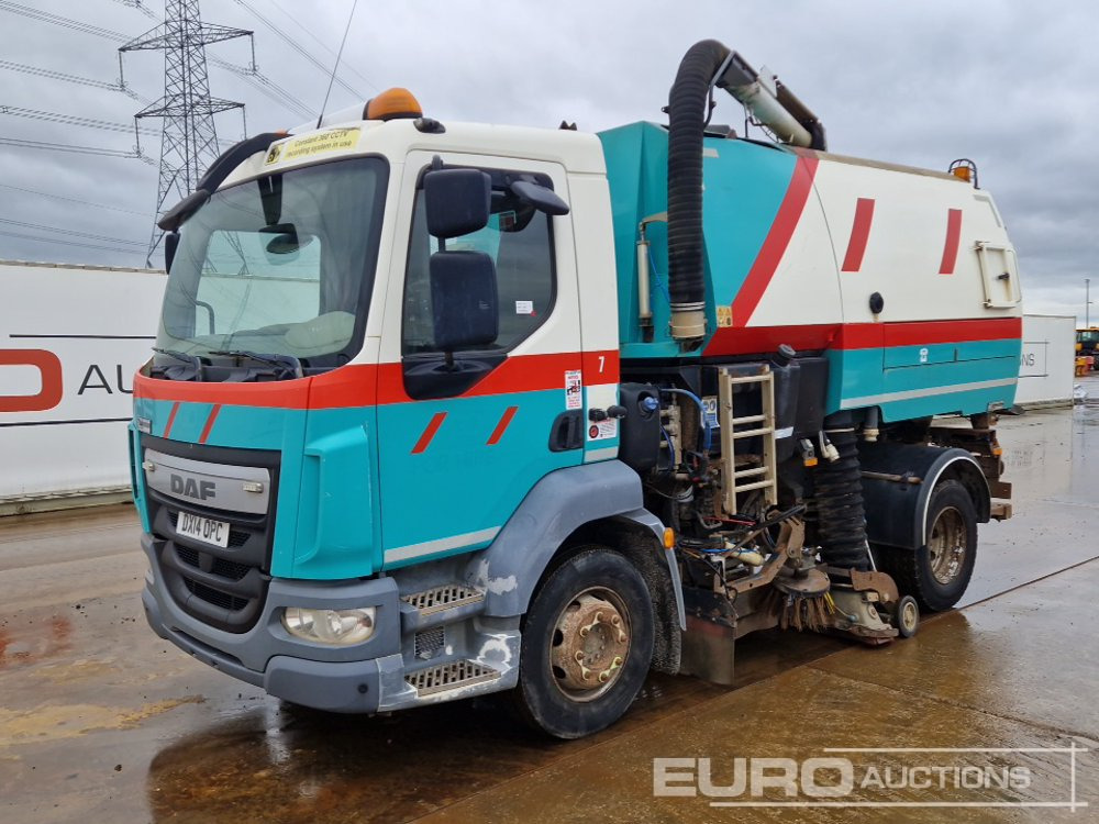 2014 DAF LF 220 FA - Zametacie vozidlo: obrázok 1 2014 DAF LF 220 FA - Zametacie vozidlo: obrázok 1