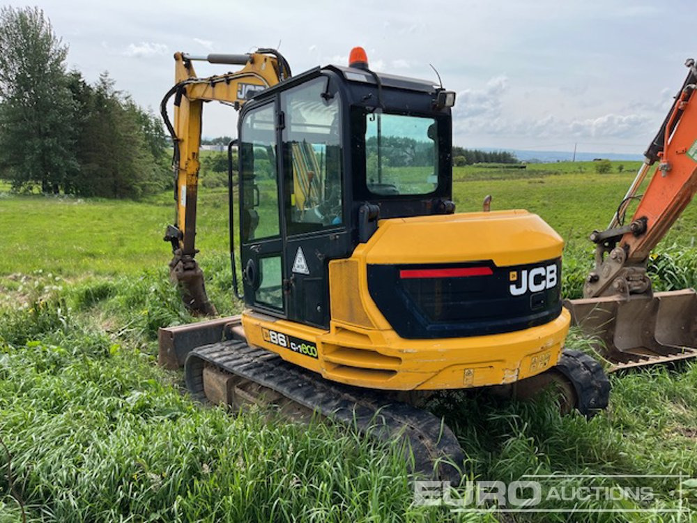 2014 JCB 86C-1 - Mini rýpadlo: obrázok 3 2014 JCB 86C-1 - Mini rýpadlo: obrázok 3