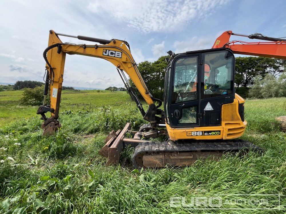 2014 JCB 86C-1 - Mini rýpadlo: obrázok 2 2014 JCB 86C-1 - Mini rýpadlo: obrázok 2