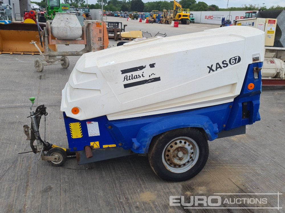 2015 Atlas Copco XAS67 - Vzduchový kompresor: obrázok 2 2015 Atlas Copco XAS67 - Vzduchový kompresor: obrázok 2