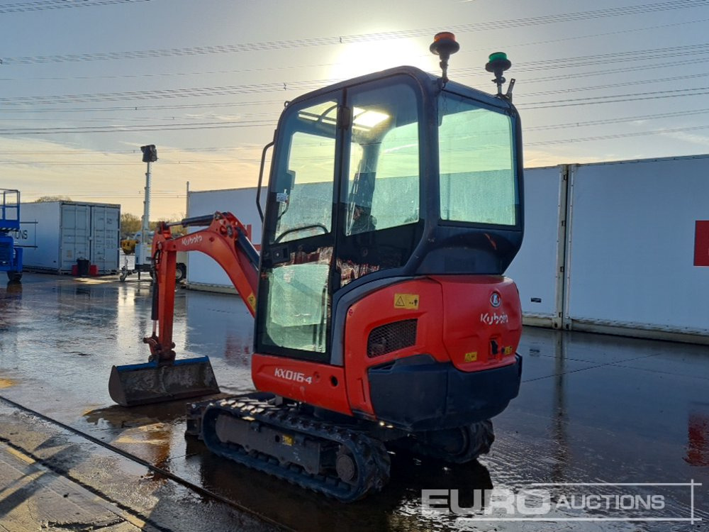 2015 Kubota KX016-4 - Mini rýpadlo: obrázok 3 2015 Kubota KX016-4 - Mini rýpadlo: obrázok 3