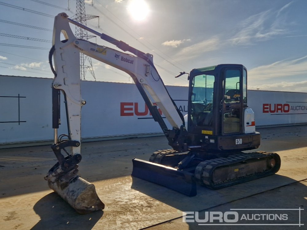 2016 Bobcat E50 - Mini rýpadlo: obrázok 1 2016 Bobcat E50 - Mini rýpadlo: obrázok 1