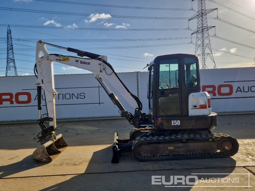 2016 Bobcat E50 - Mini rýpadlo: obrázok 2 2016 Bobcat E50 - Mini rýpadlo: obrázok 2