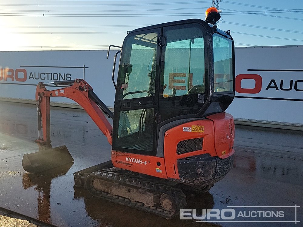 2016 Kubota KX016-4 - Mini rýpadlo: obrázok 3 2016 Kubota KX016-4 - Mini rýpadlo: obrázok 3