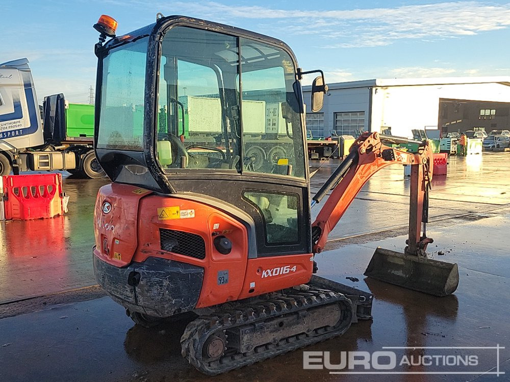 2016 Kubota KX016-4 - Mini rýpadlo: obrázok 5 2016 Kubota KX016-4 - Mini rýpadlo: obrázok 5