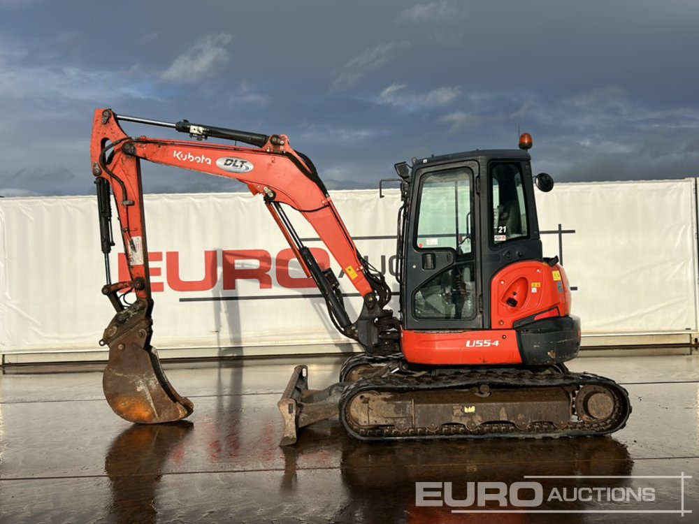 2016 Kubota U55-4 - Mini rýpadlo: obrázok 2 2016 Kubota U55-4 - Mini rýpadlo: obrázok 2