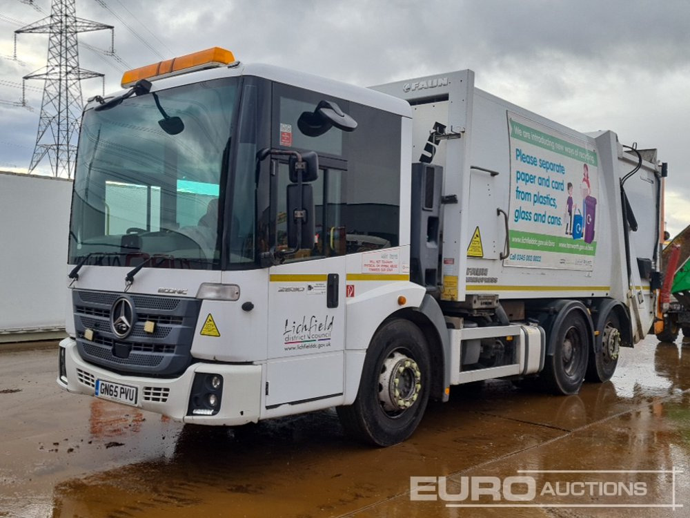 2016 Mercedes Econic 2630 - Auto na odvoz odpadu: obrázok 1 2016 Mercedes Econic 2630 - Auto na odvoz odpadu: obrázok 1
