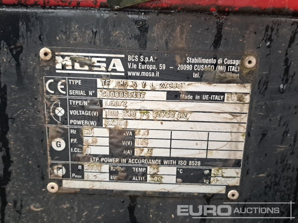 Osvetľovacia veža 2016 Mosa TFIM5.5: obrázok 29