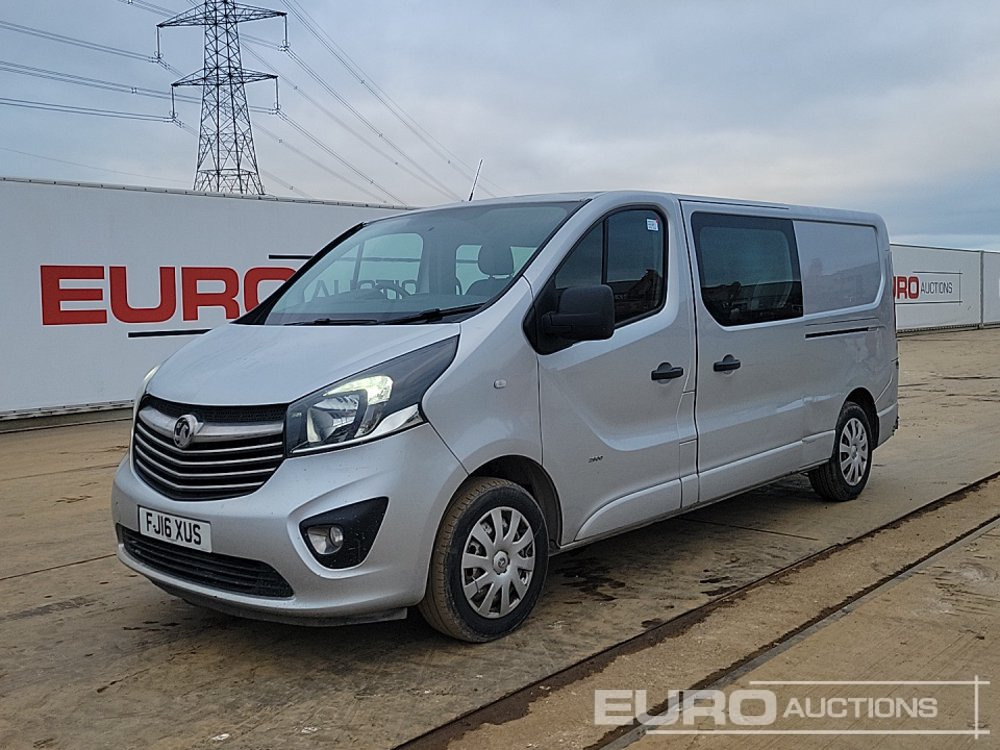 2016 Vauxhall Vivaro 2900 - Furgon, Dodávkа s dvojitou kabínou: obrázok 1 2016 Vauxhall Vivaro 2900 - Furgon, Dodávkа s dvojitou kabínou: obrázok 1