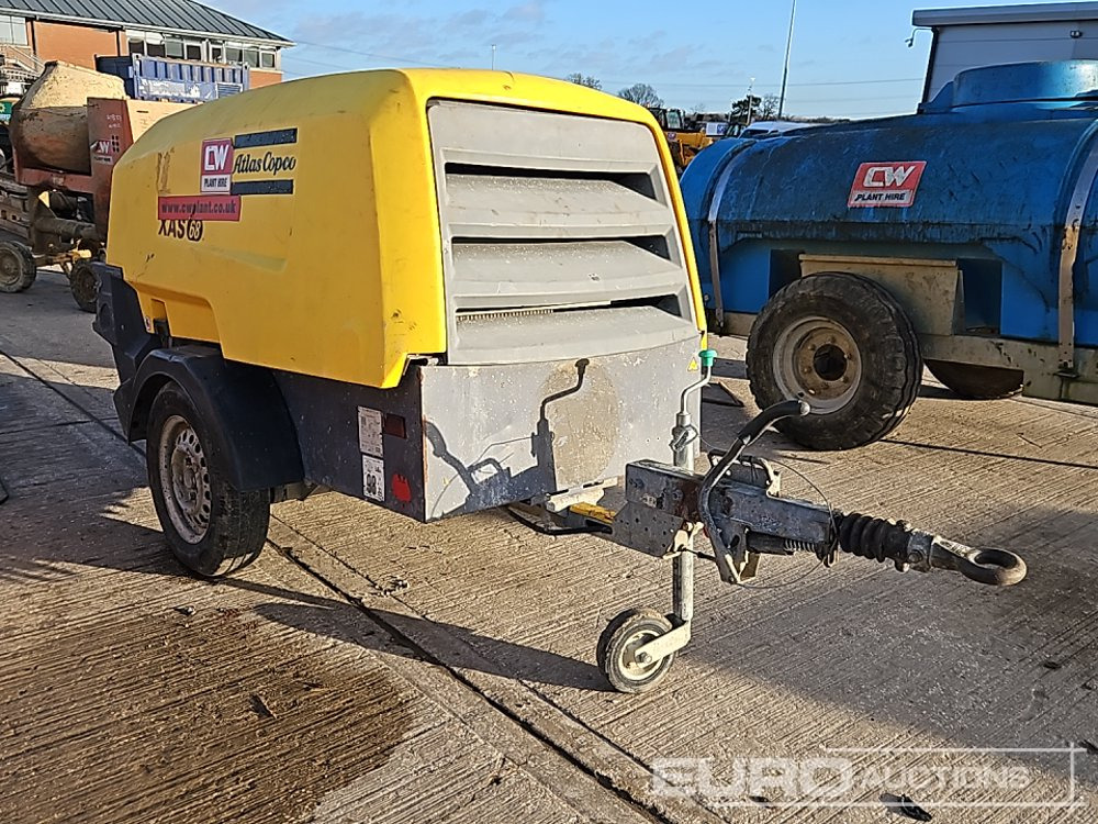 2017 Atlas Copco XAS68 - Vzduchový kompresor: obrázok 1 2017 Atlas Copco XAS68 - Vzduchový kompresor: obrázok 1