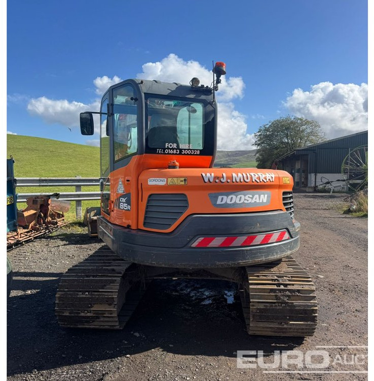 2017 Doosan DX85R-3 - Mini rýpadlo: obrázok 3 2017 Doosan DX85R-3 - Mini rýpadlo: obrázok 3