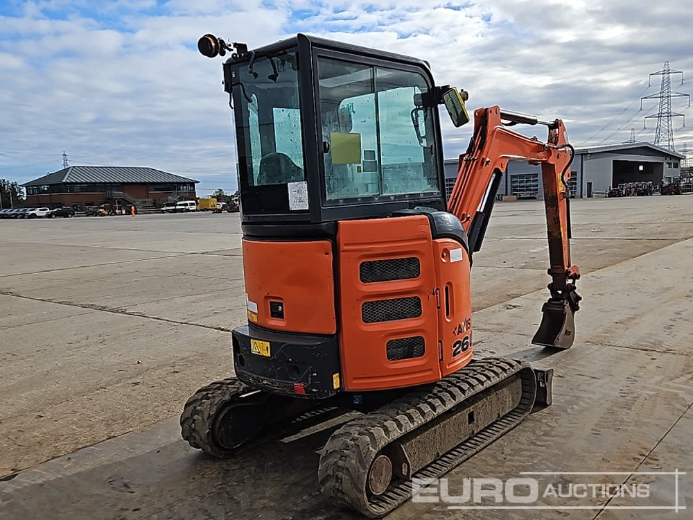 2017 Hitachi ZX26U-5A CR - Mini rýpadlo: obrázok 5 2017 Hitachi ZX26U-5A CR - Mini rýpadlo: obrázok 5