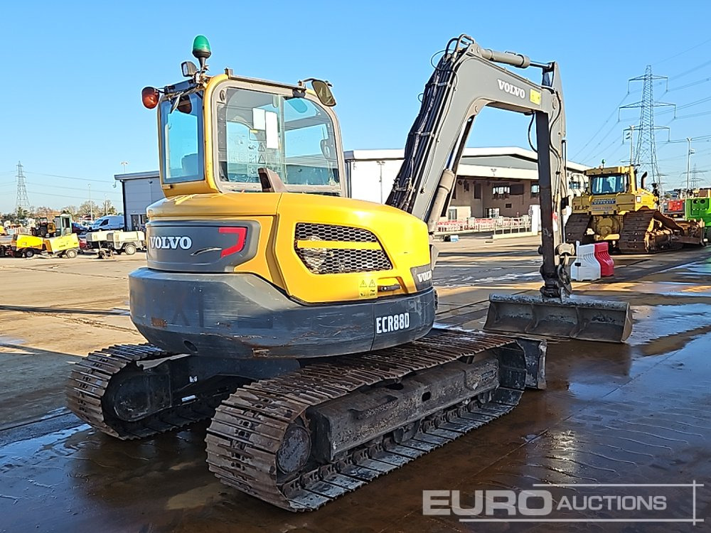 2017 Volvo ECR88D - Mini rýpadlo: obrázok 5 2017 Volvo ECR88D - Mini rýpadlo: obrázok 5