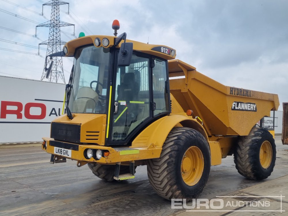 2018 Hydrema 912F - Ťahačový kĺbový damper: obrázok 1 2018 Hydrema 912F - Ťahačový kĺbový damper: obrázok 1